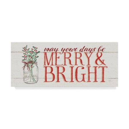 Trademark Fine Art Janelle Penner 'May Your Days' Canvas Art, 10x24 WAP04442-C1024GG
